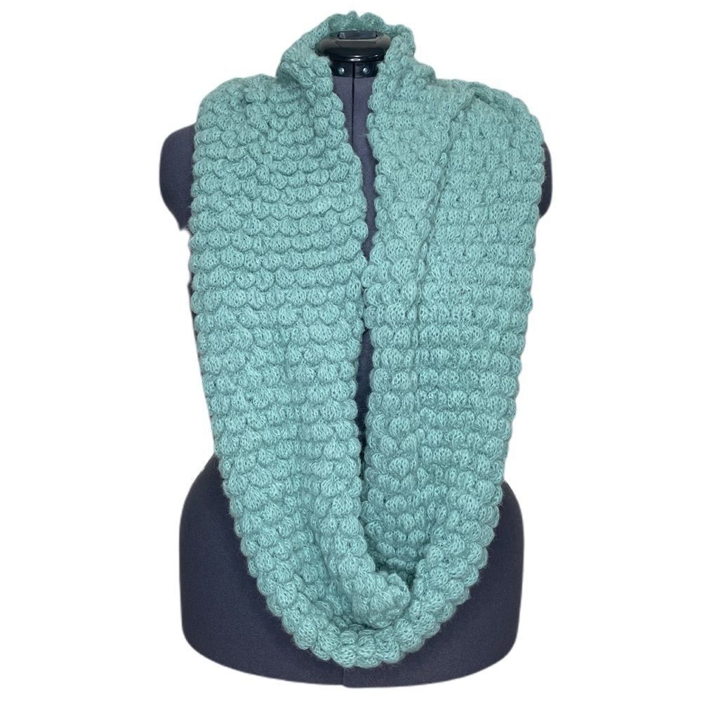 World Market Infinity Mint Green Scarf Sz OS